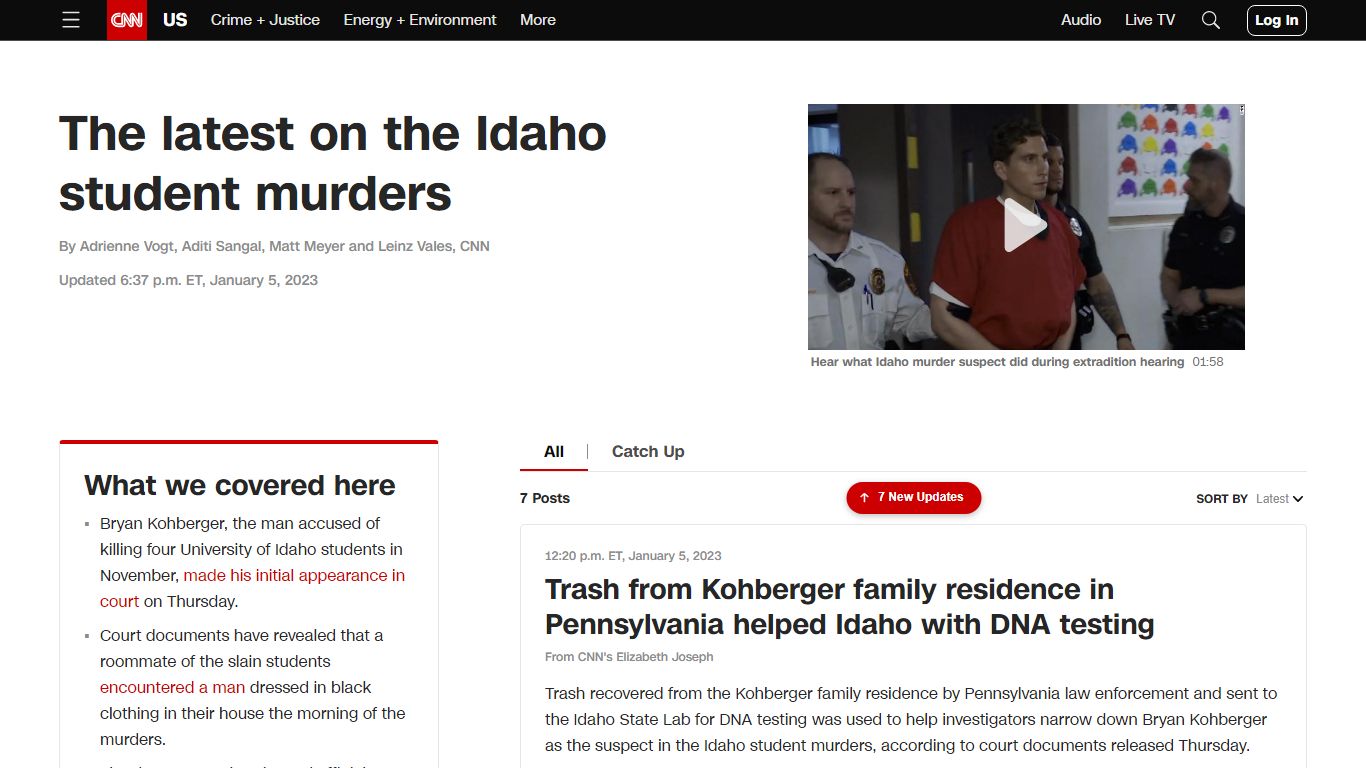 Trash from Kohberger family residence in Pennsylvania helped Idaho with ...